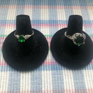 Fashion Green Stone Rings